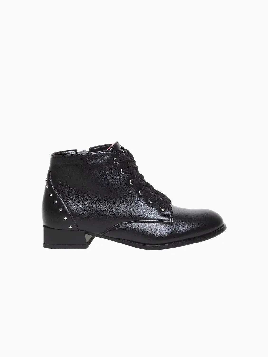 Alex Vegan Leather Boots | Black