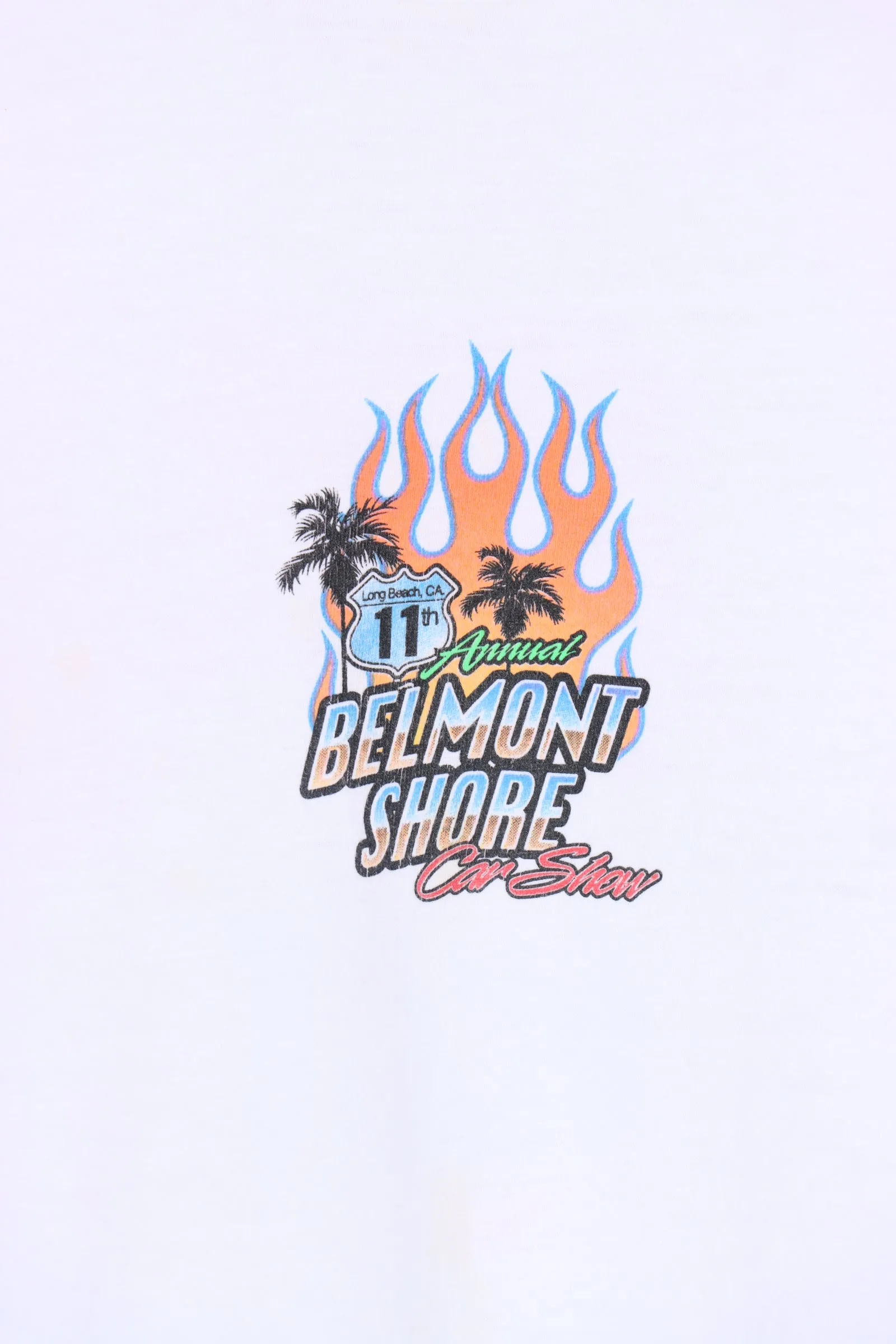 Annual Belmont Shore Colourful Car Show Graphic Tee (XXL)