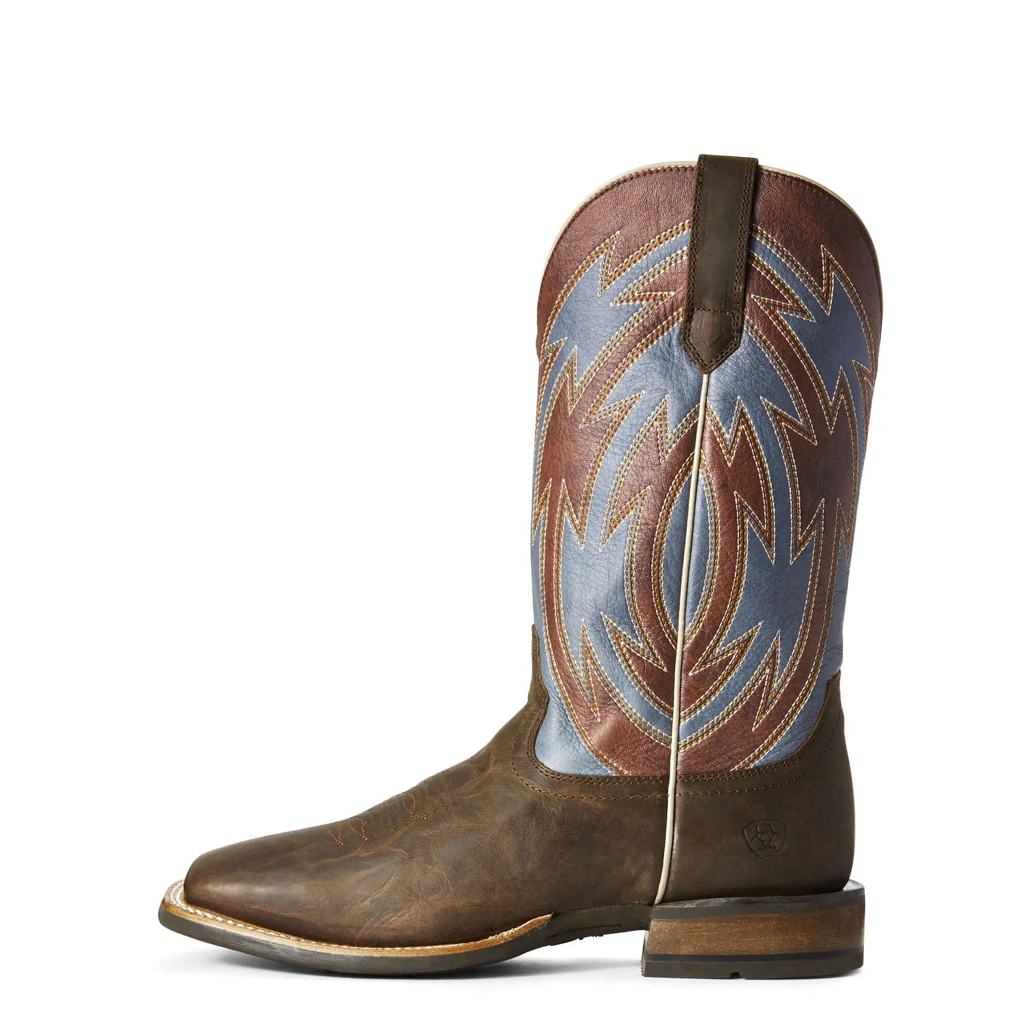 Ariat Men's Crossdraw Ox Blood and Blue Fireball