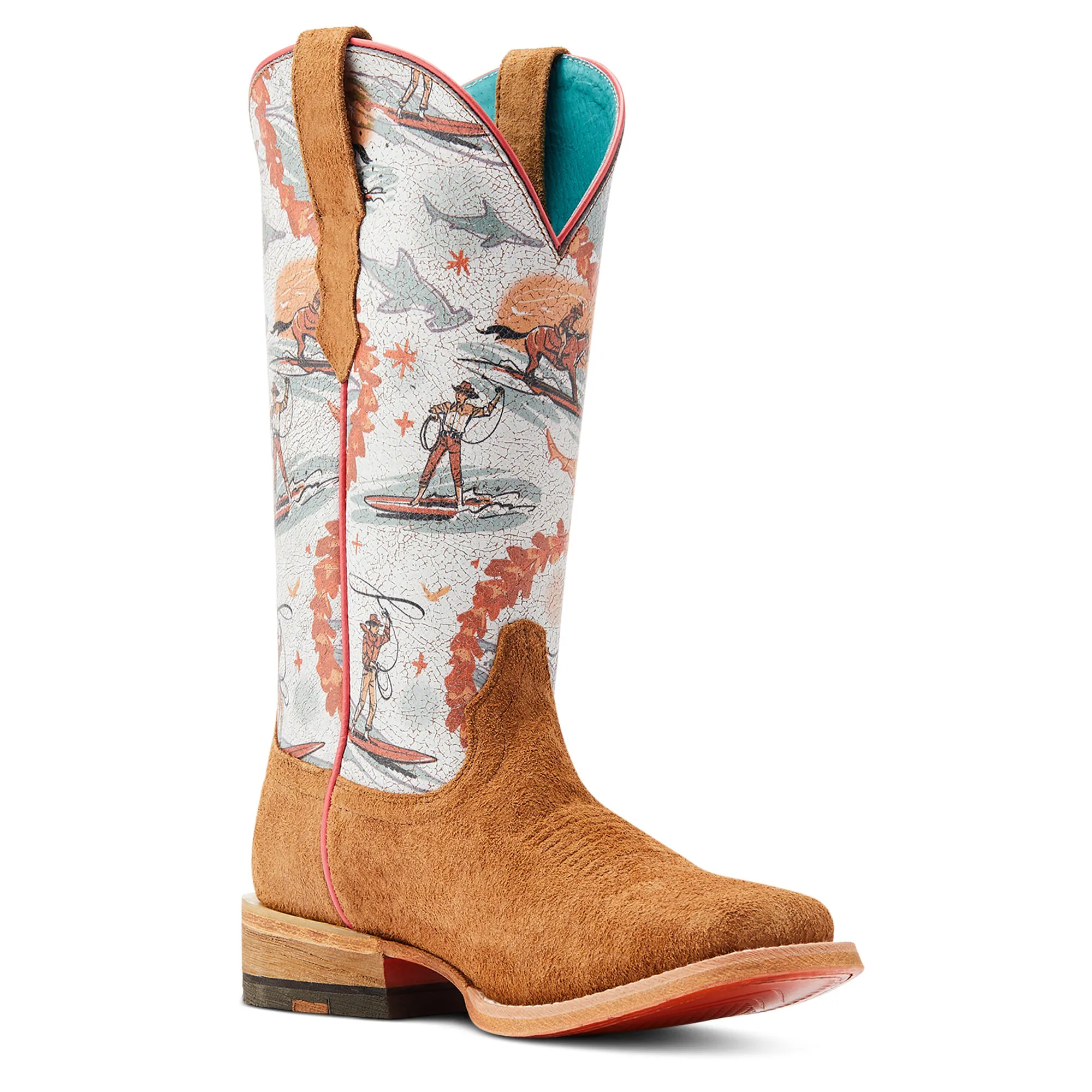 Ariat Womens Frontier Aloha Western Boots