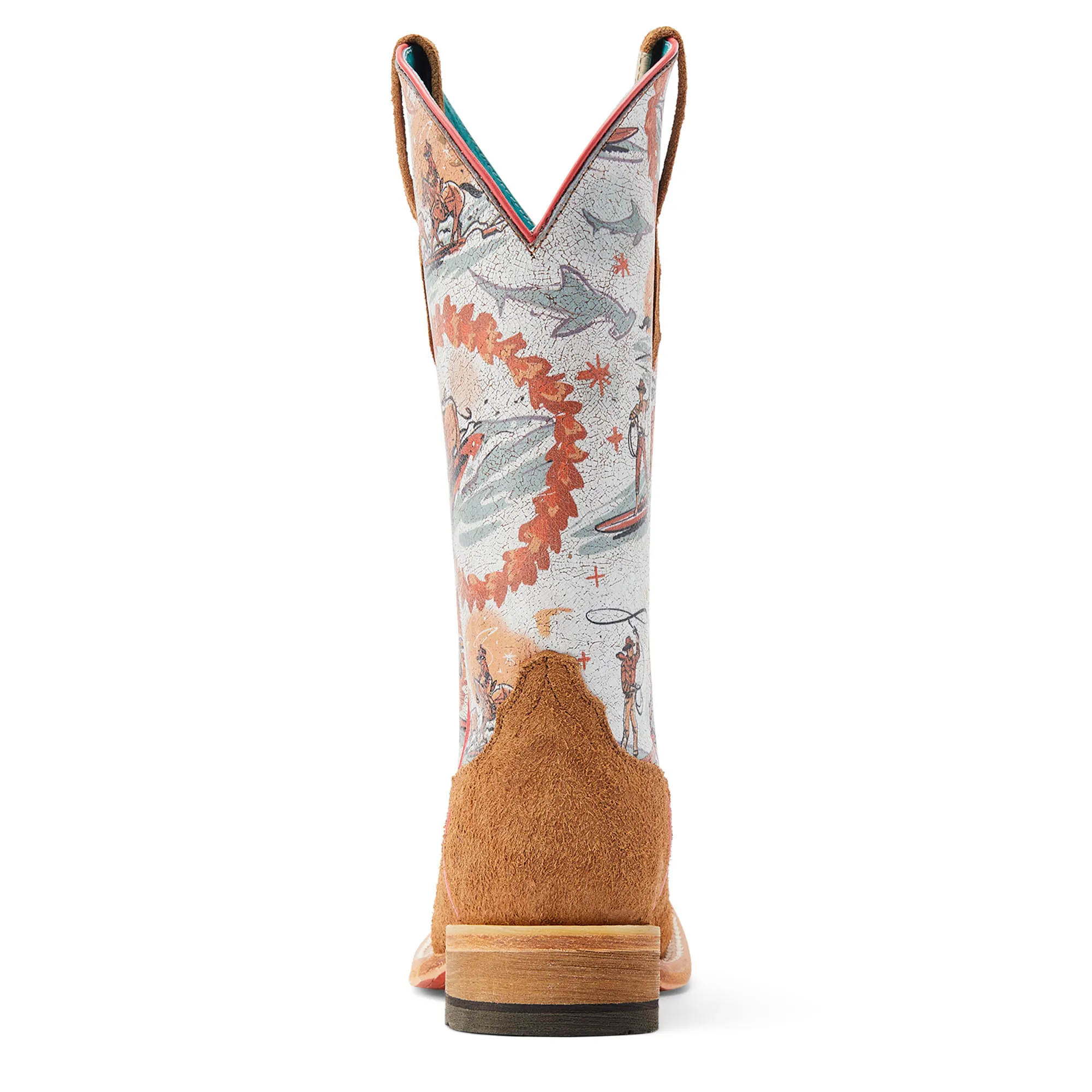 Ariat Womens Frontier Aloha Western Boots