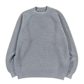 ARPENTEUR PLANO SWEATER MERINO WOOL RIB CONCRETE