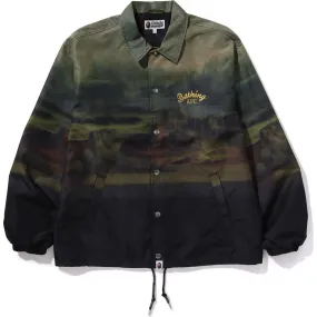 ART PRINT COACH JACKET MENS