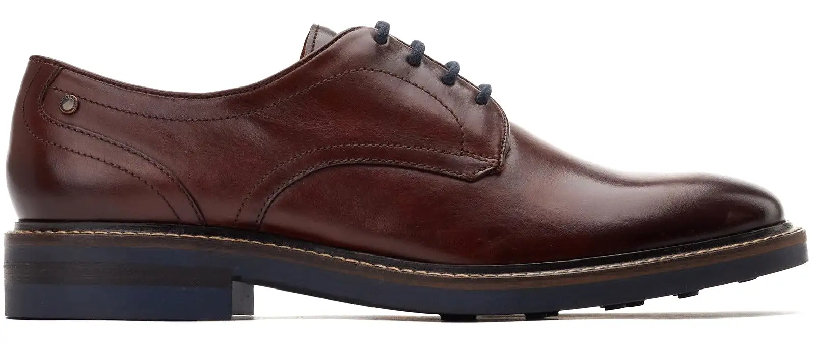 Base London Mawley Mens Leather Lace Up Derby Shoe