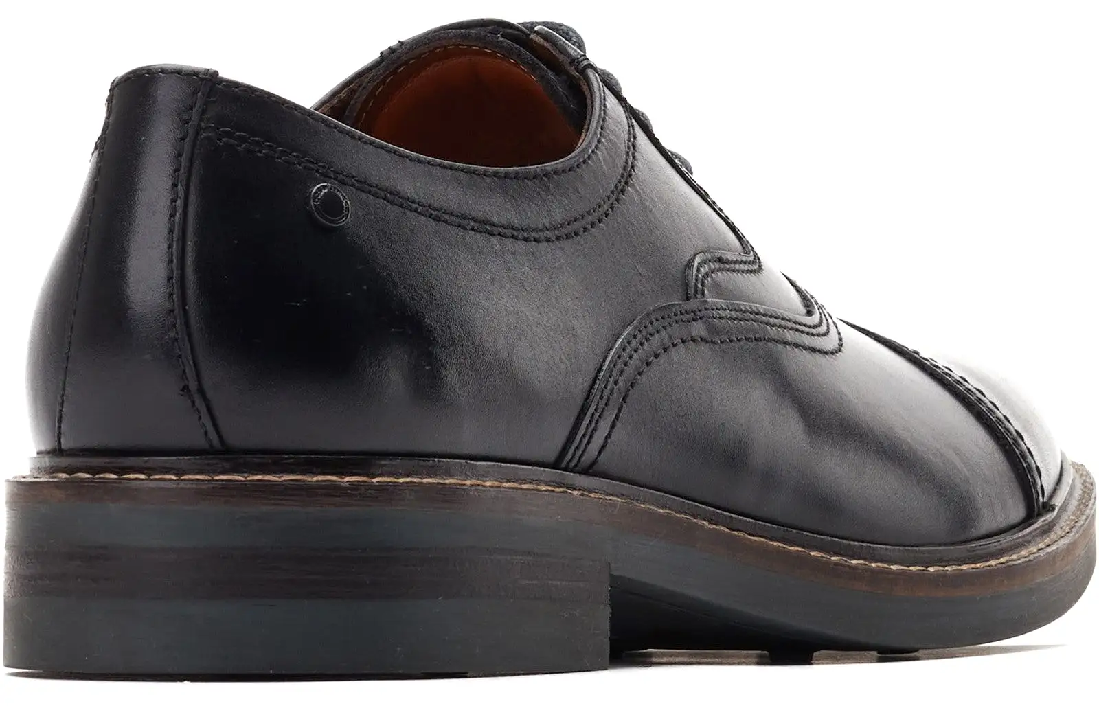 Base London Tatton Mens Leather Lace Up Derby Shoe