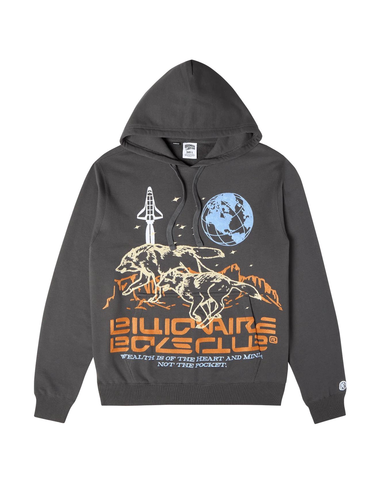 BBC Hunt For The Moon Hoodie Asphalt