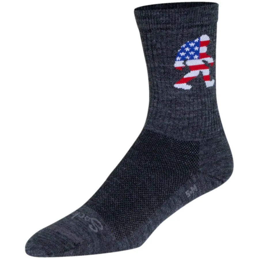 Big Foot Wool Bike Socks - Gray