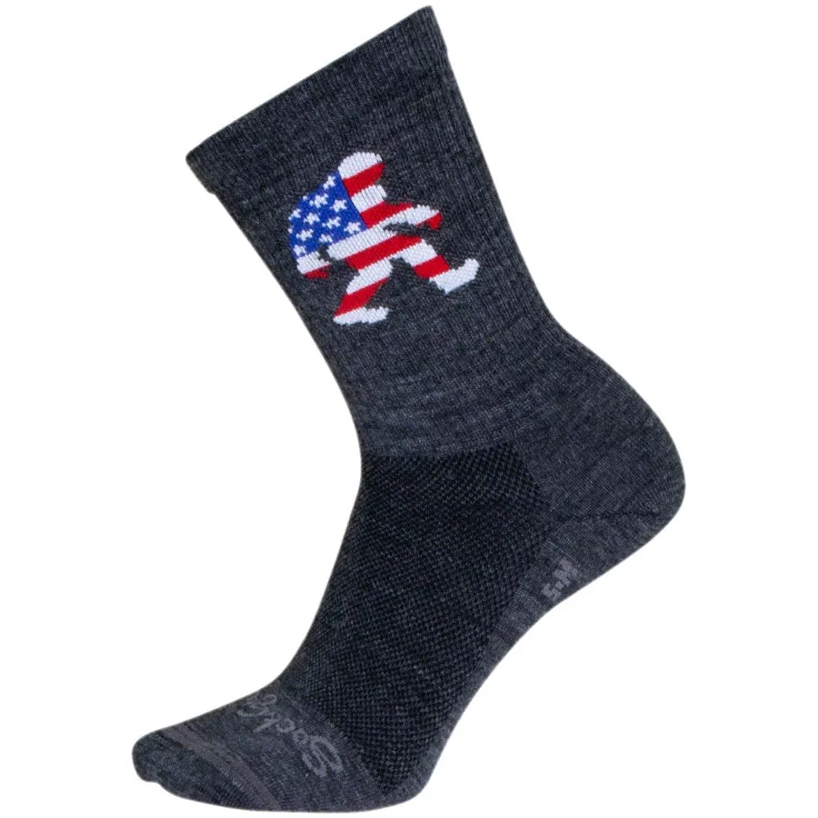 Big Foot Wool Bike Socks - Gray