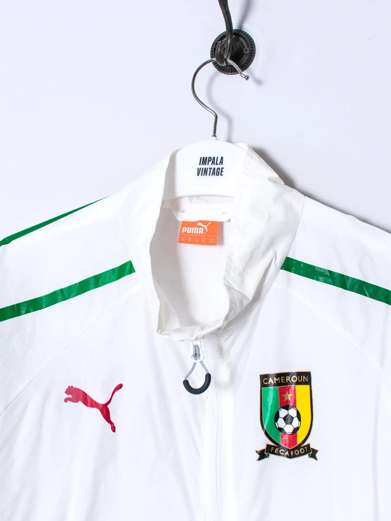 Cameroun Fecafoot Puma Official Football Light Jacket