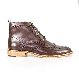 Cavani Holmes Brown Men's Leather Boots