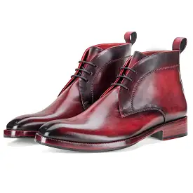 Chukka Boots- Wine Red