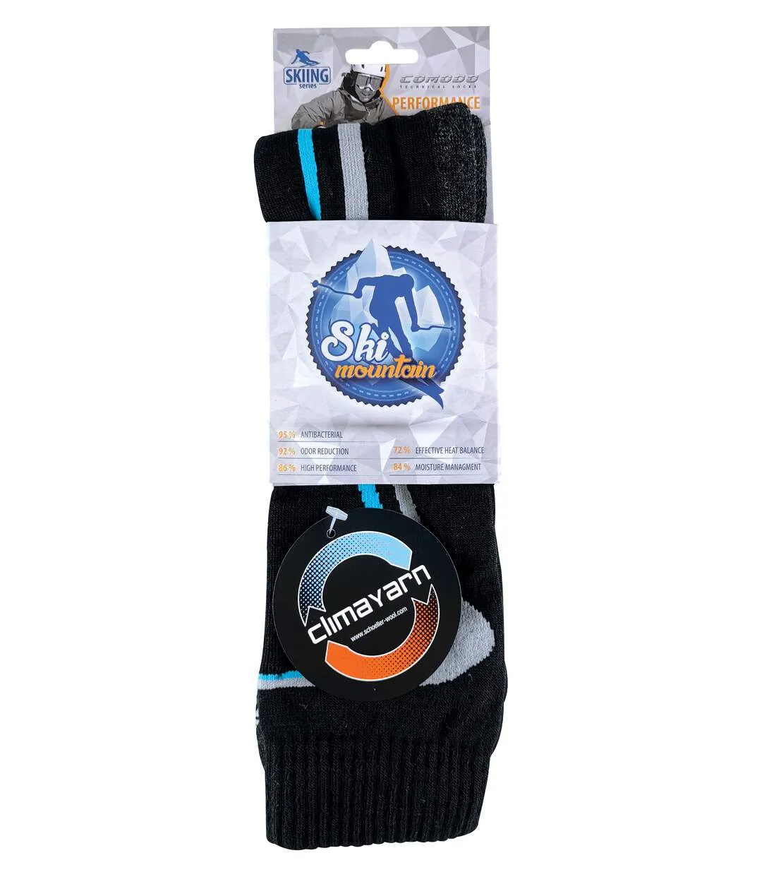 COMODO - Merino Wool Knee High Sports Ski Socks