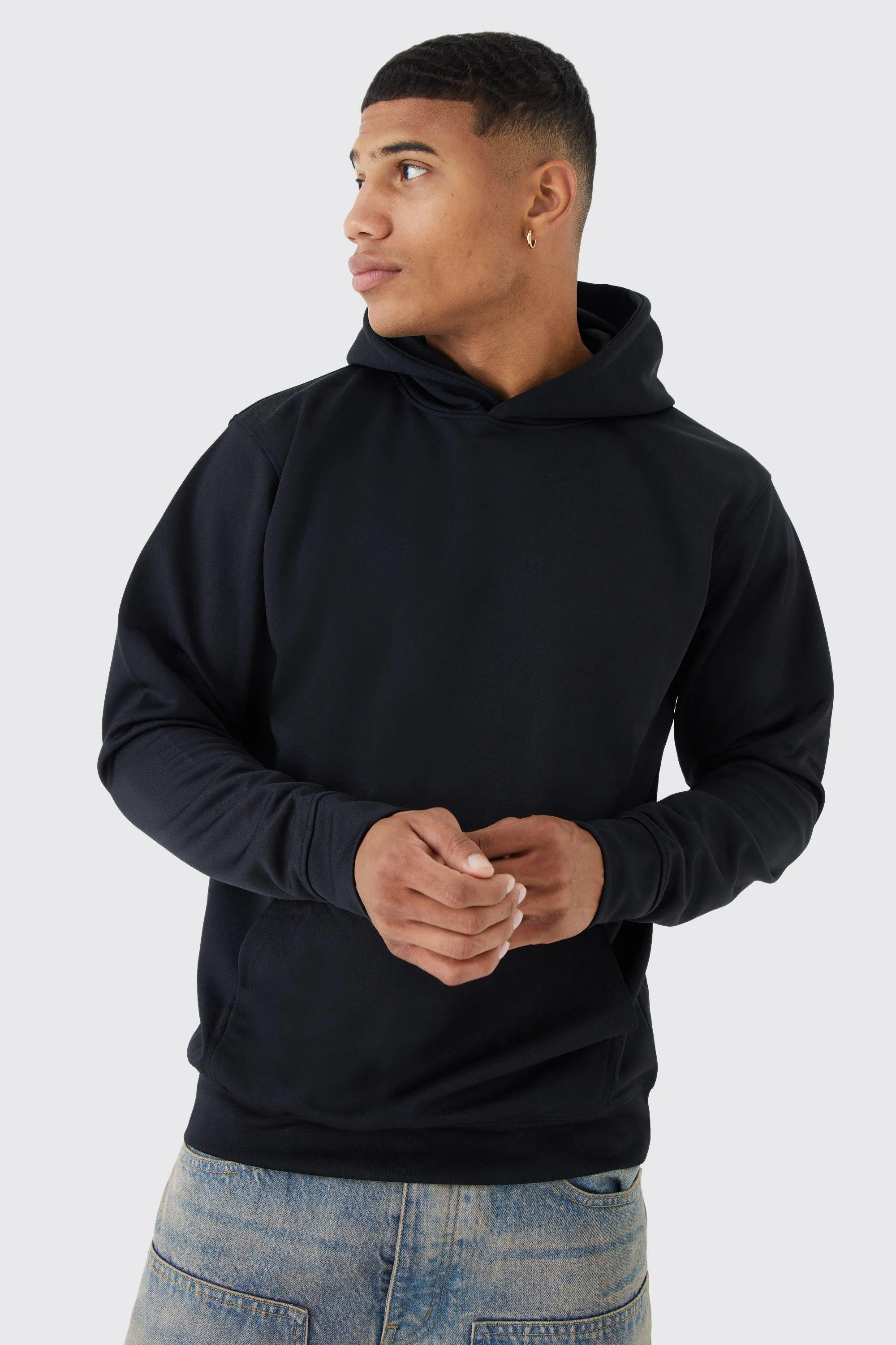 Core Fit Scuba Hoodie | boohooMAN UK