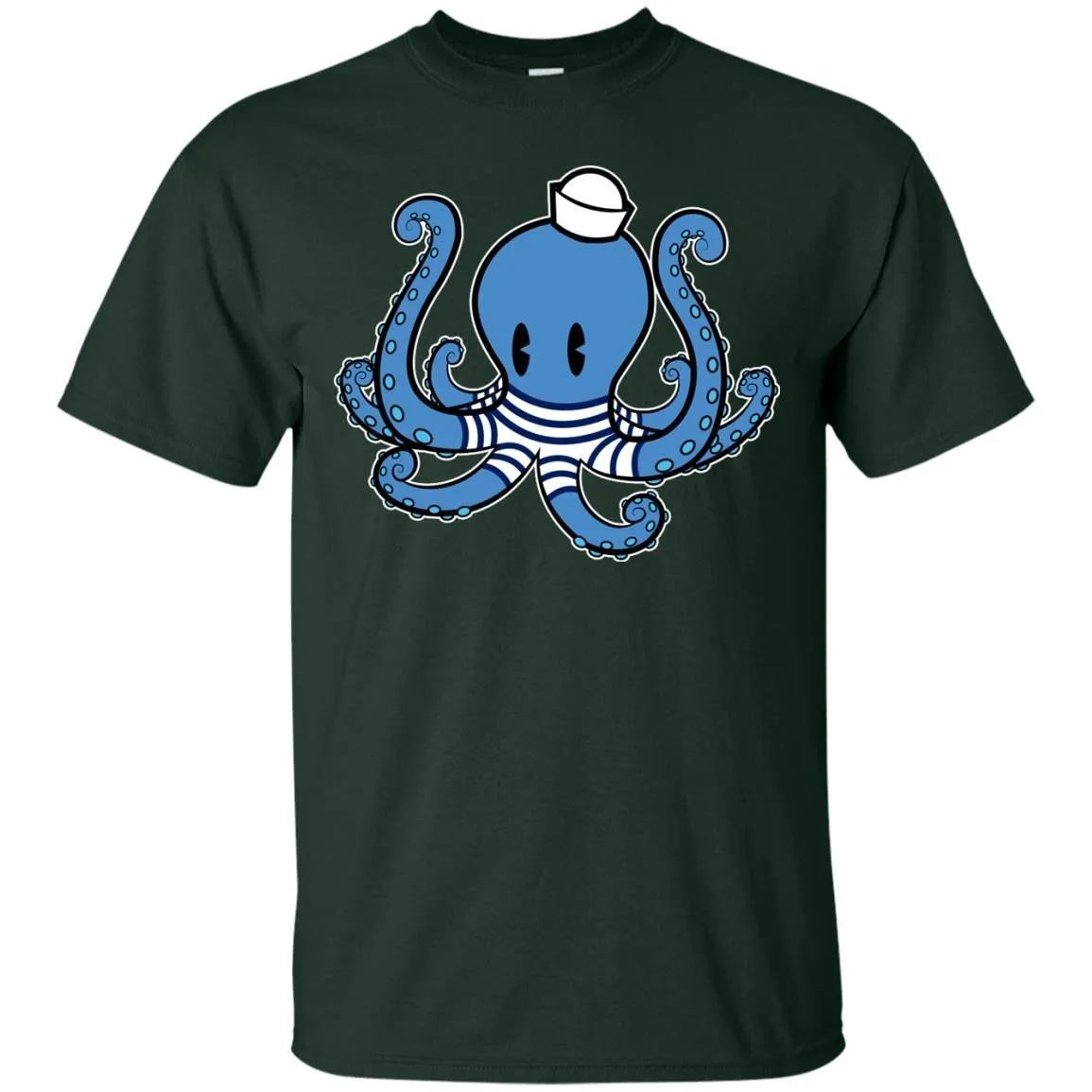 CUTE ANIMALS - Sailor Octopus T Shirt & Hoodie