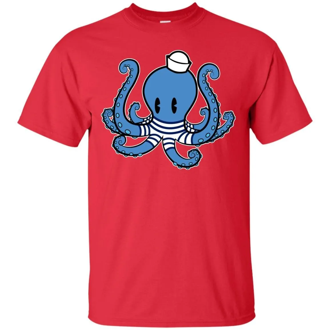 CUTE ANIMALS - Sailor Octopus T Shirt & Hoodie