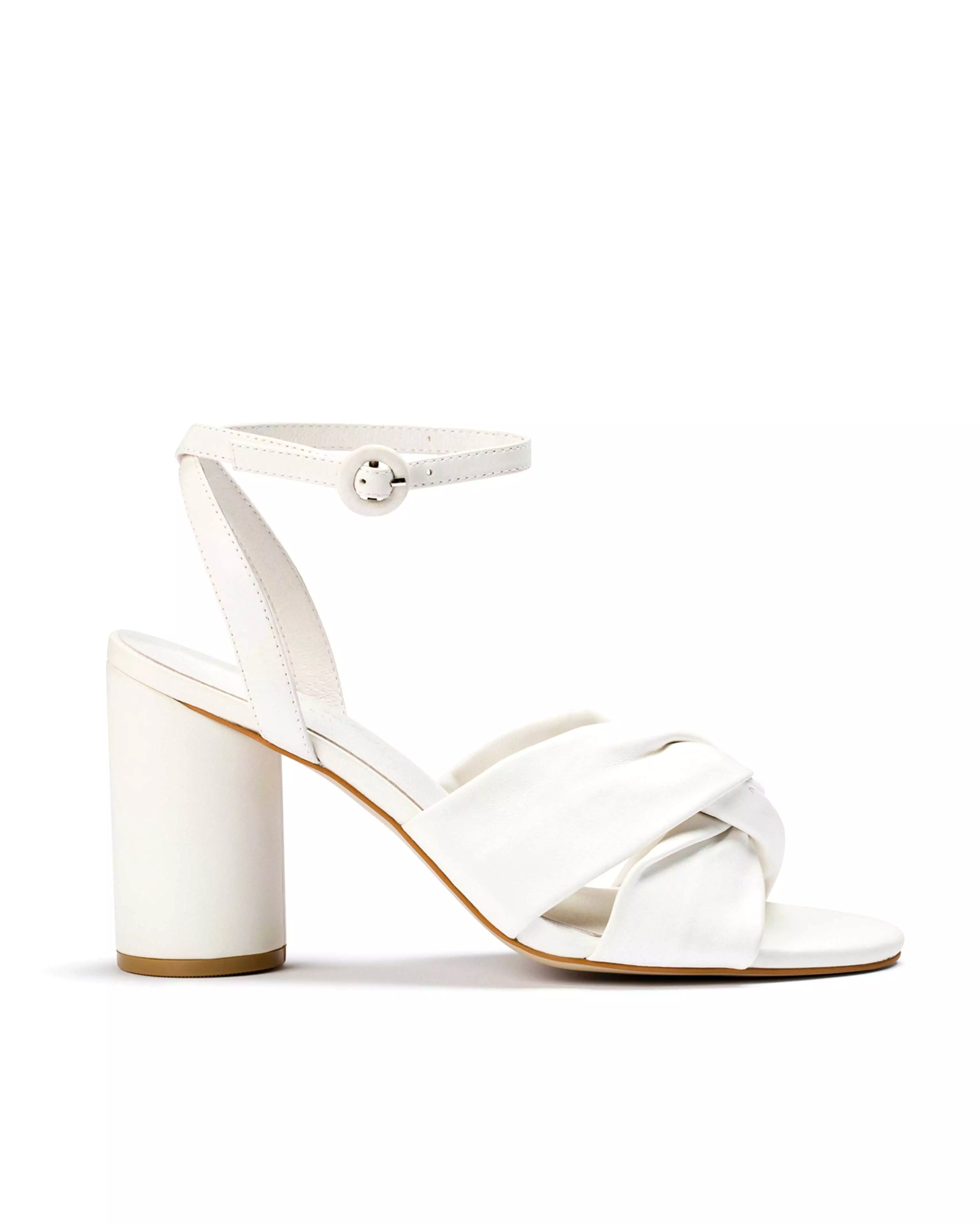 DESTINY - IVORY LEATHER WEDDING SANDALS - FINAL SALE!