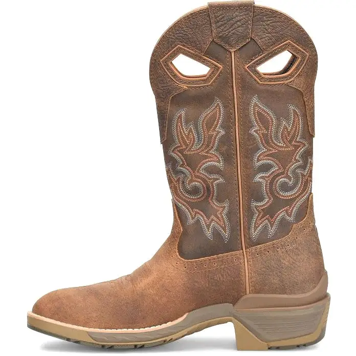 Double H Men's League 12 U Toe WP Western Work Boot -Brown- DH5427