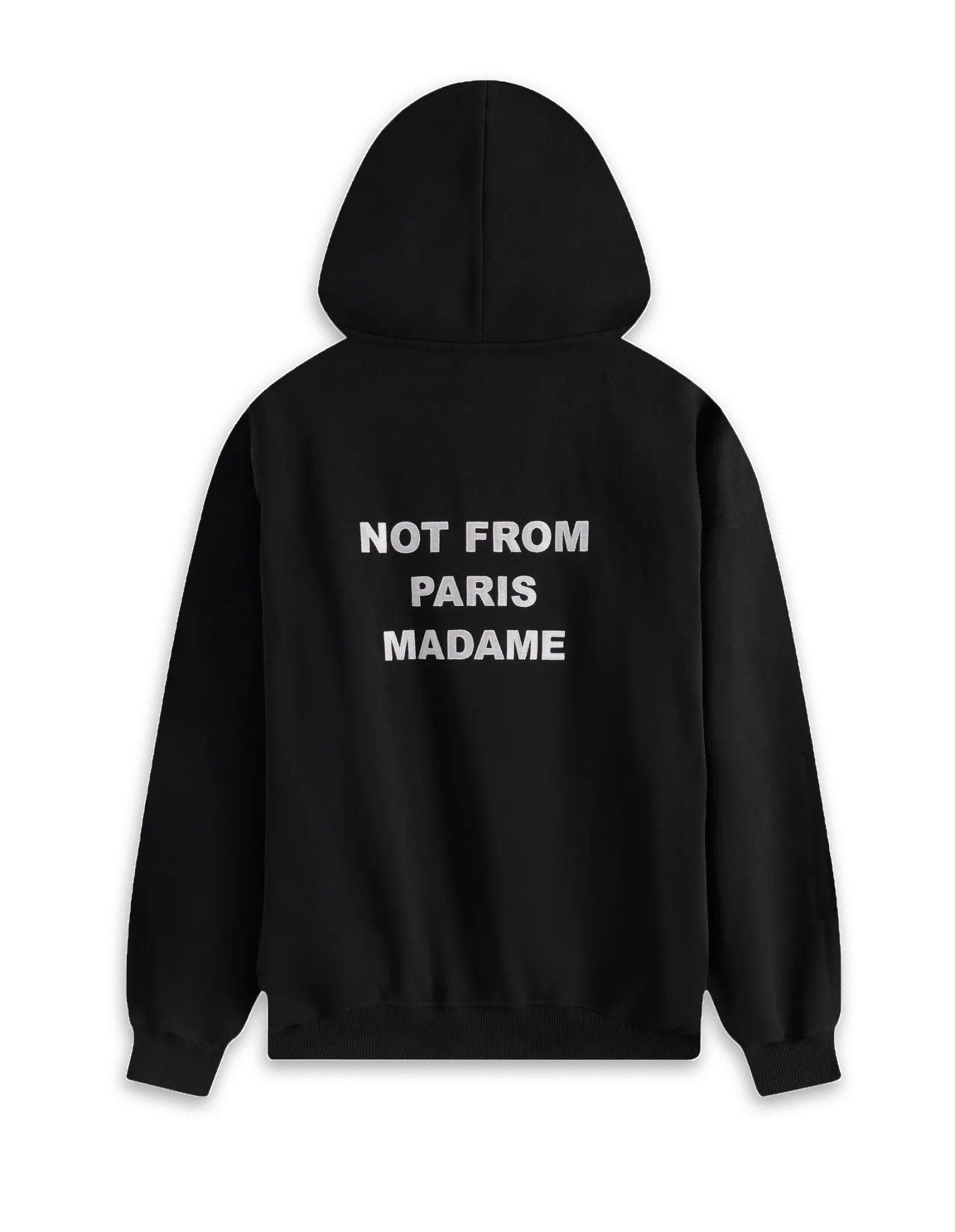 Drle de Monsieur - Le Hoodie Black Slogan