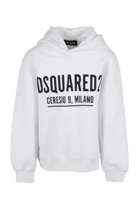 Dsquared2 Kids Logo Printed Long-Sleeved Hoodie