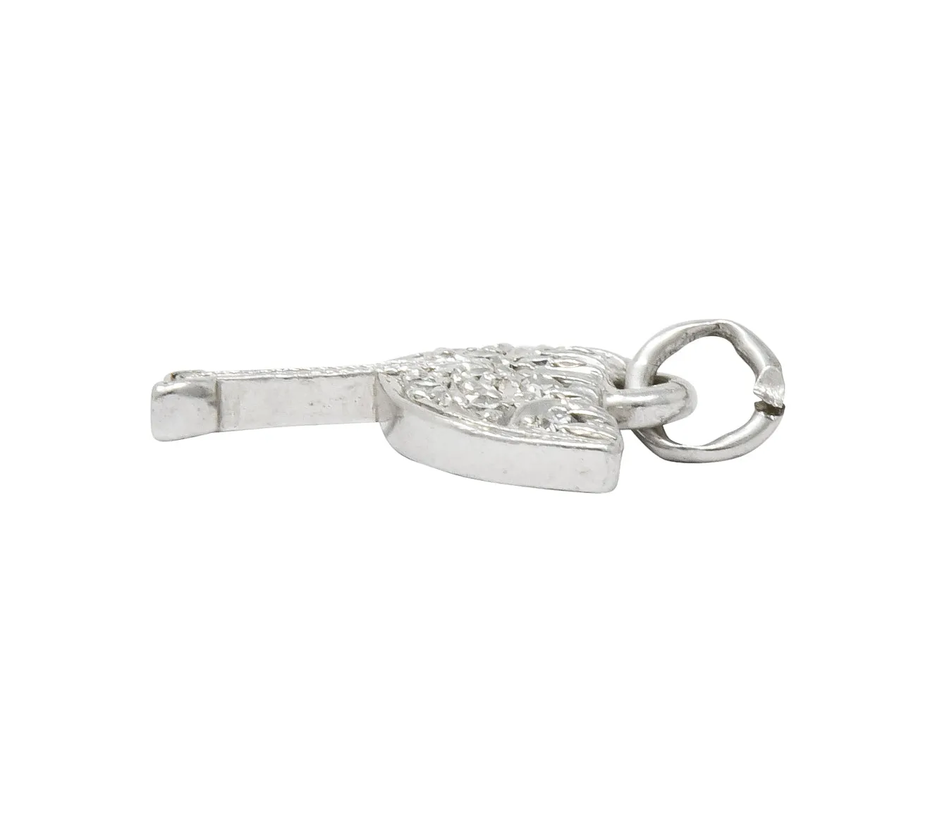 Edwardian Diamond Platinum Horse Saddle Charm