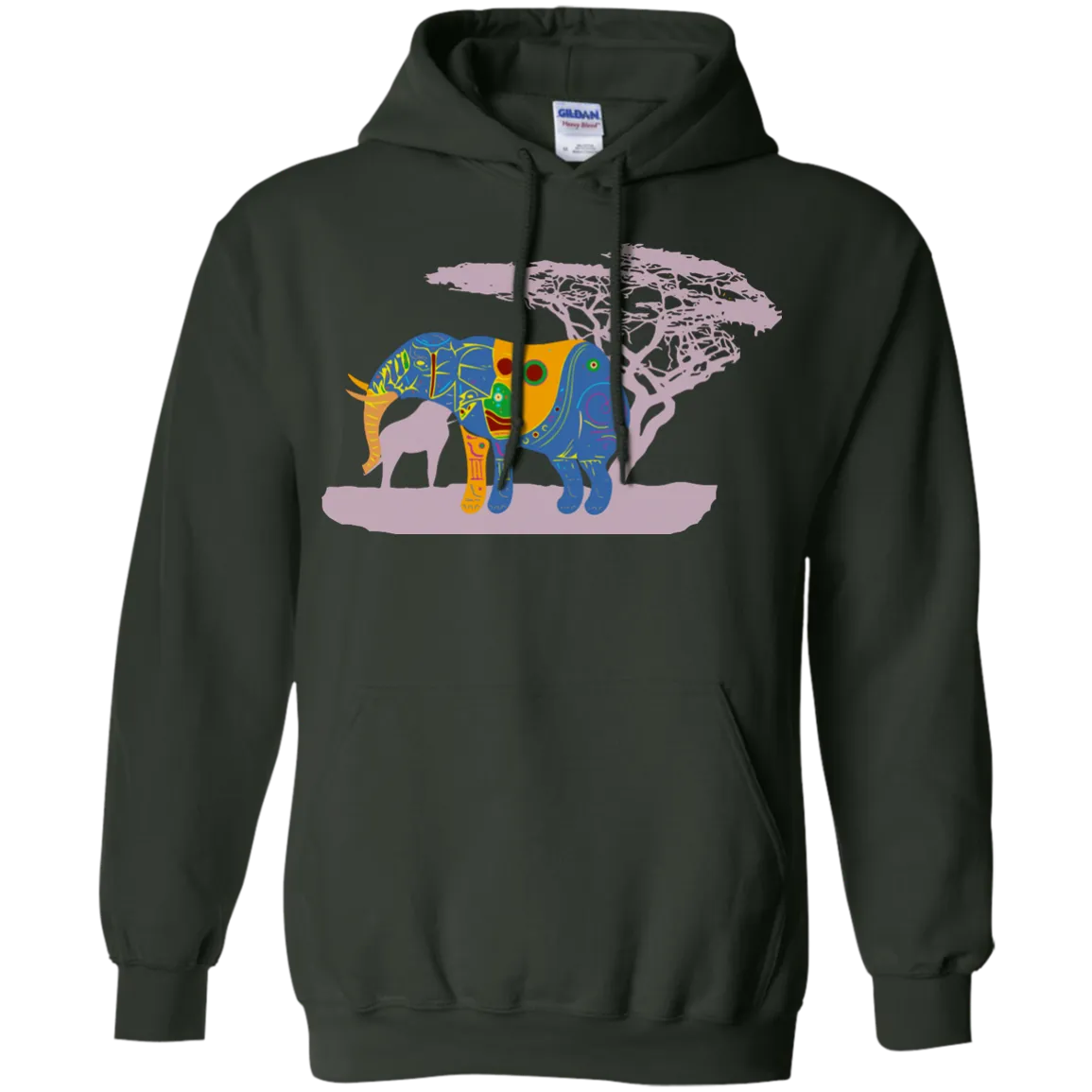 Elephants - Africas Rainbow animals T Shirt & Hoodie