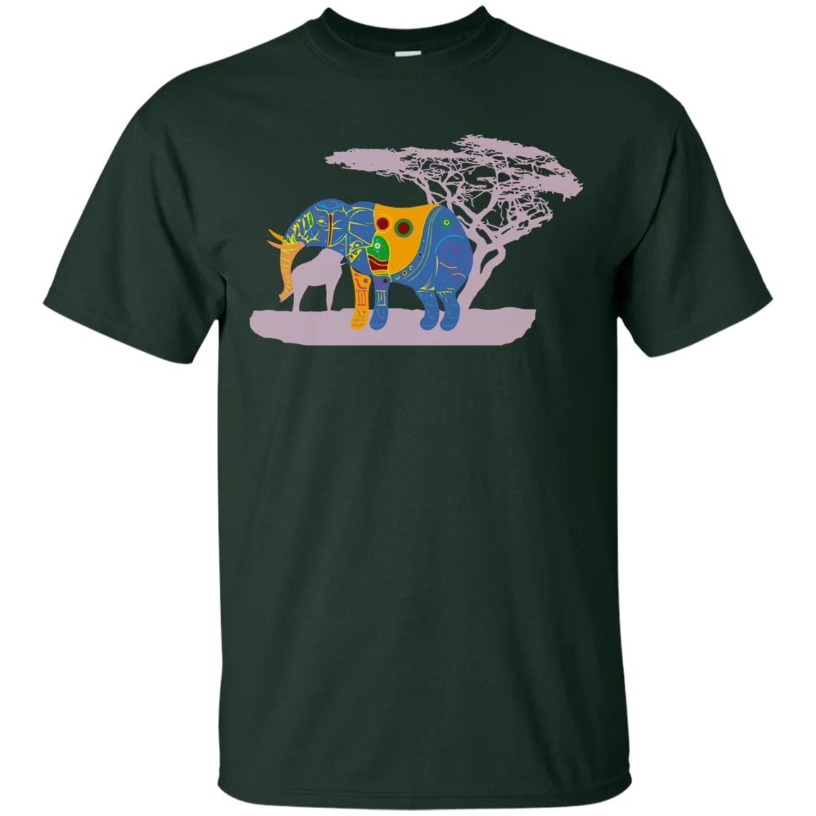 Elephants - Africas Rainbow animals T Shirt & Hoodie