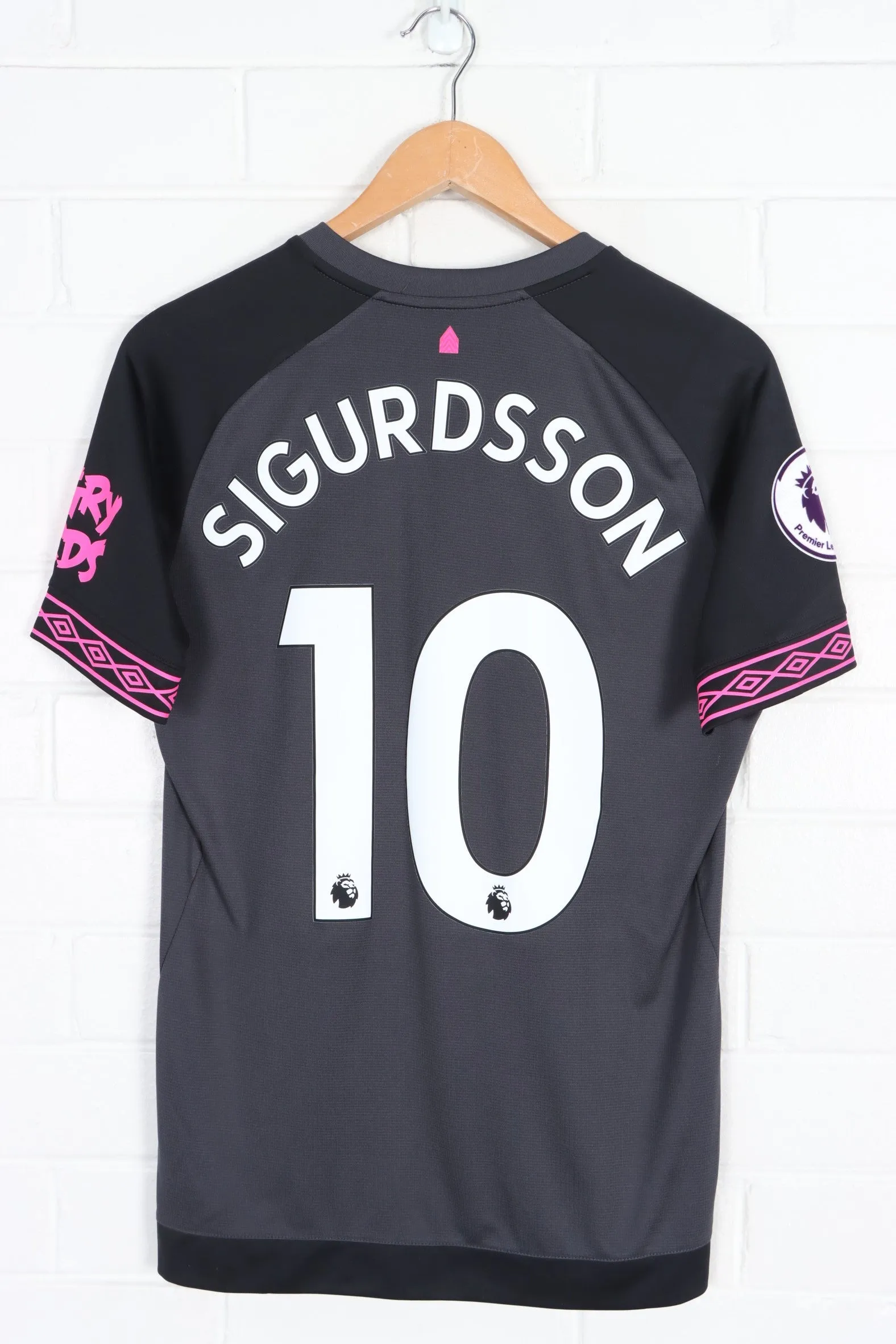 Everton #10 Sigurdsson 2018/2019 UMBRO Away Soccer Jersey (S)