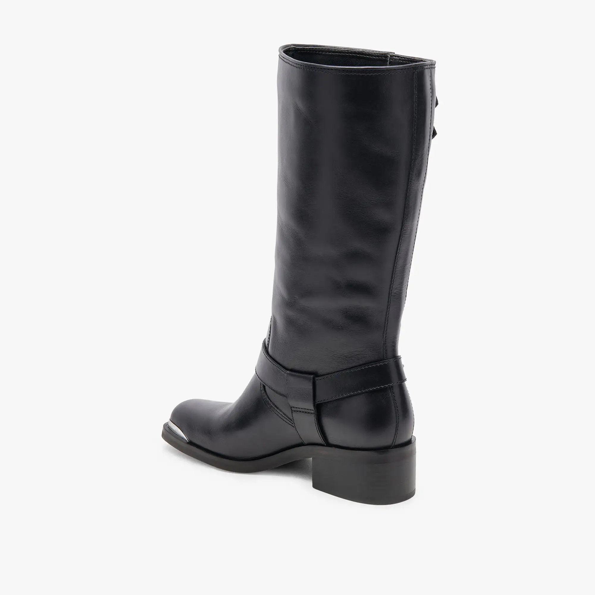 EVI BOOTS BLACK LEATHER