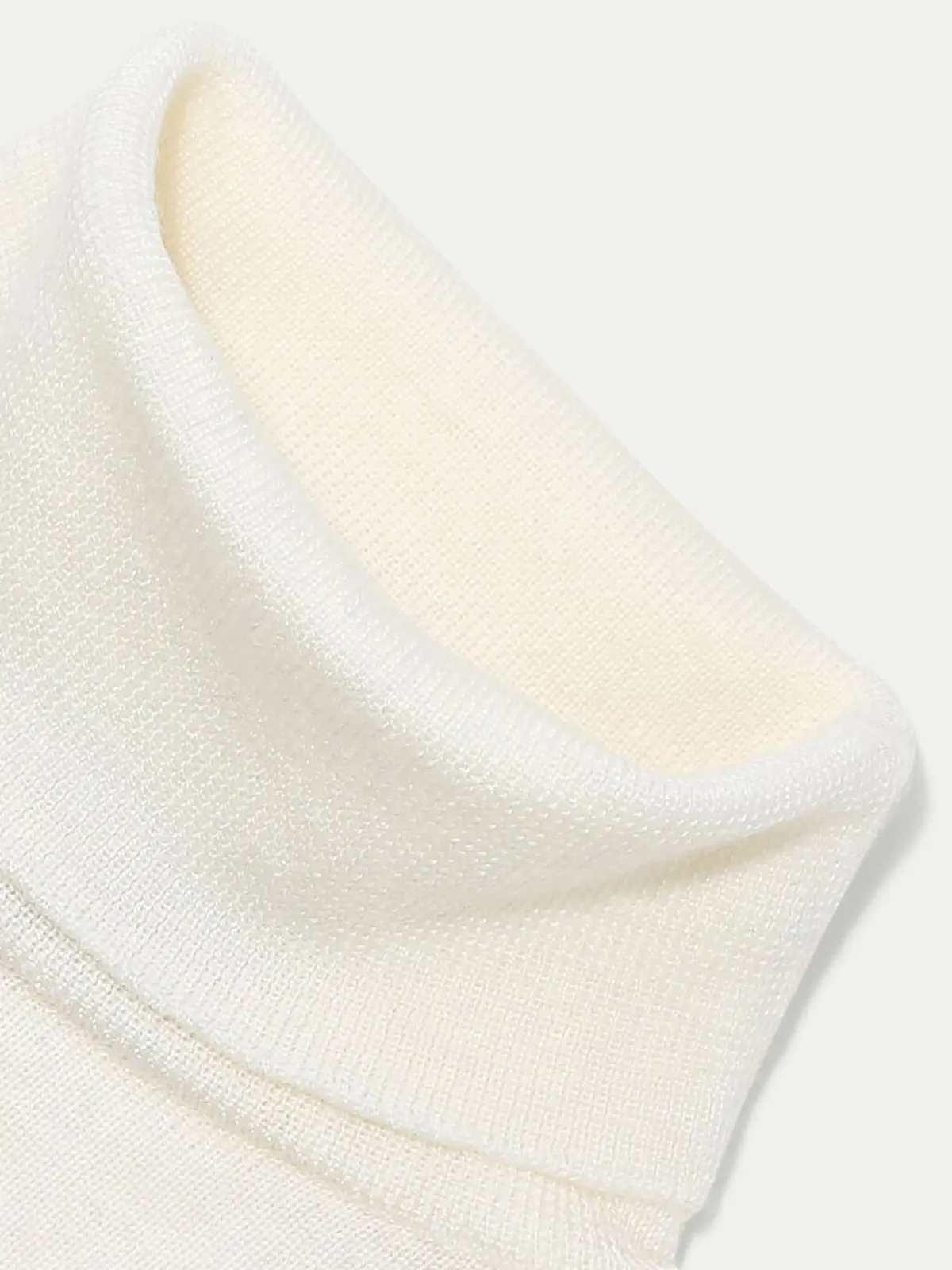 Extrafine Merino Rollneck Ivory