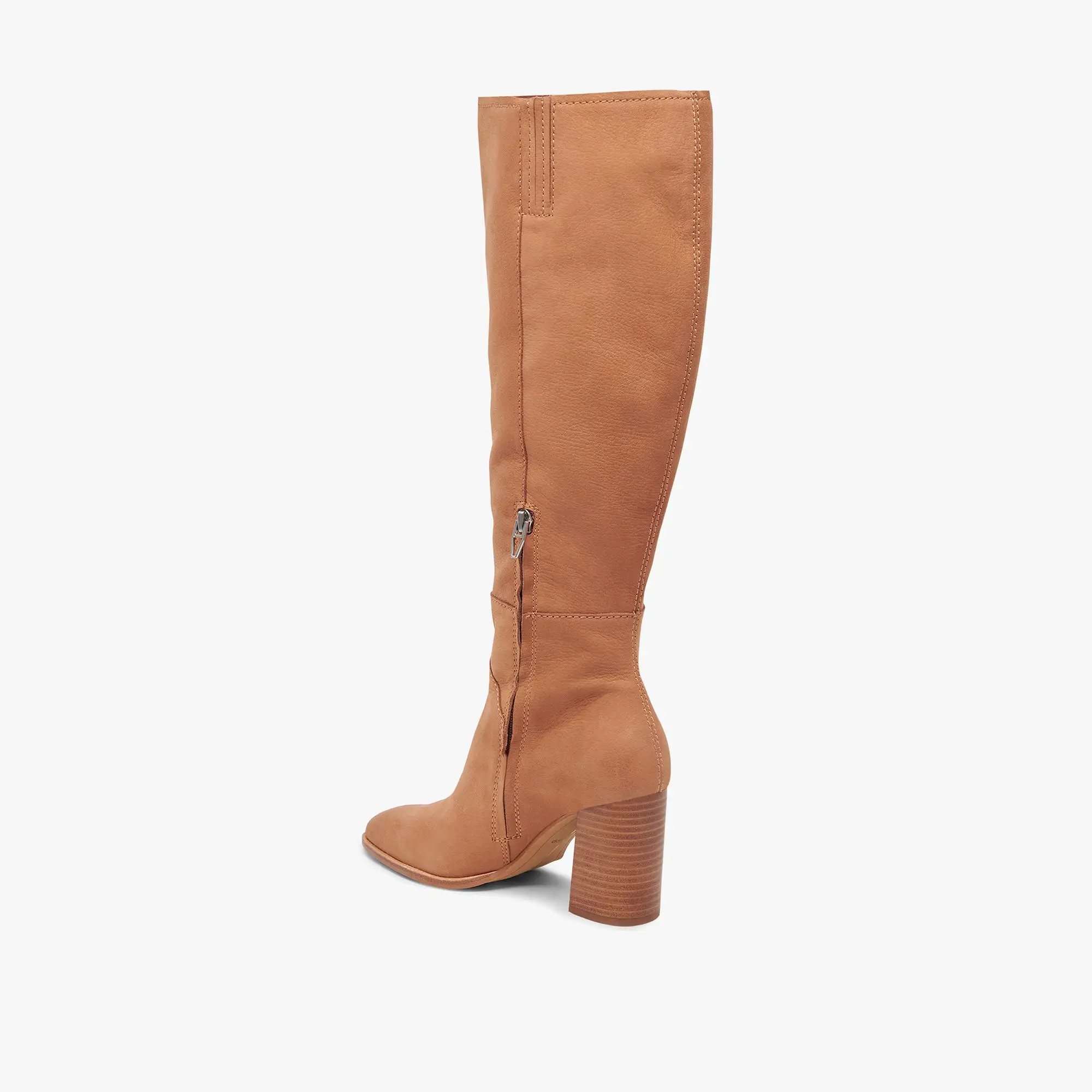 FYNN WIDE CALF BOOTS BROWN NUBUCK