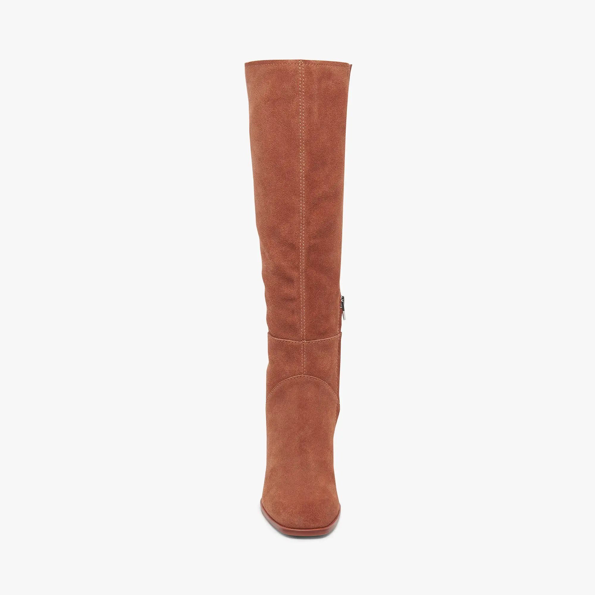 FYNN WIDE CALF BOOTS DK BROWN SUEDE