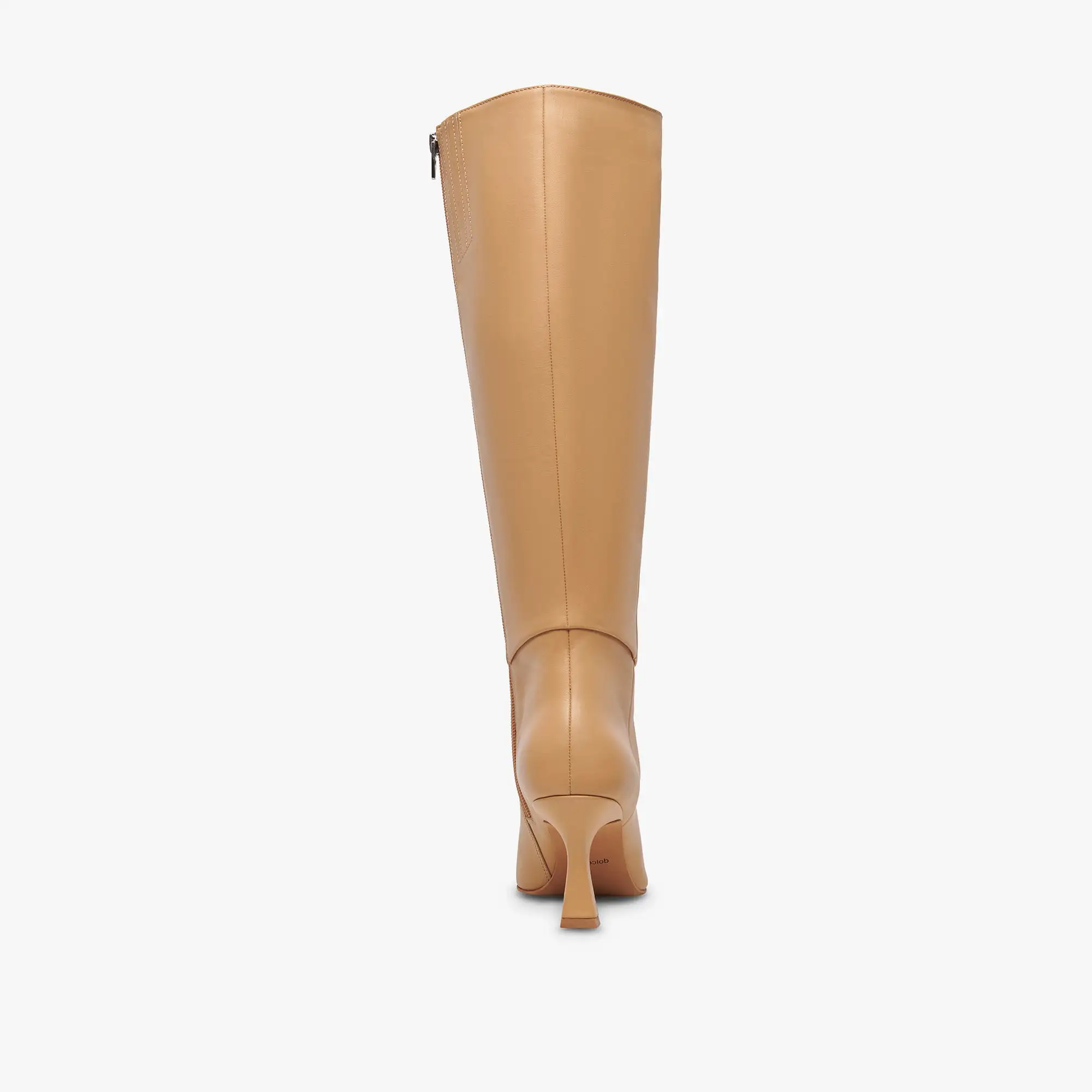 GYRA WIDE CALF BOOTS TAN LEATHER