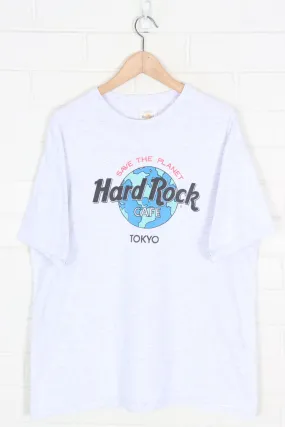 HARD ROCK CAFE Tokyo 'Save The Planet' Colourful Grey Tee (XL)