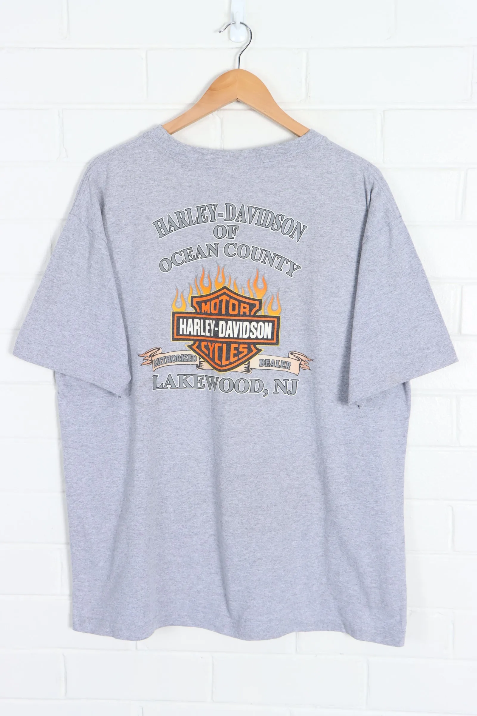 HARLEY DAVIDSON Brothers Ocean County Front Back T-Shirt (XL)