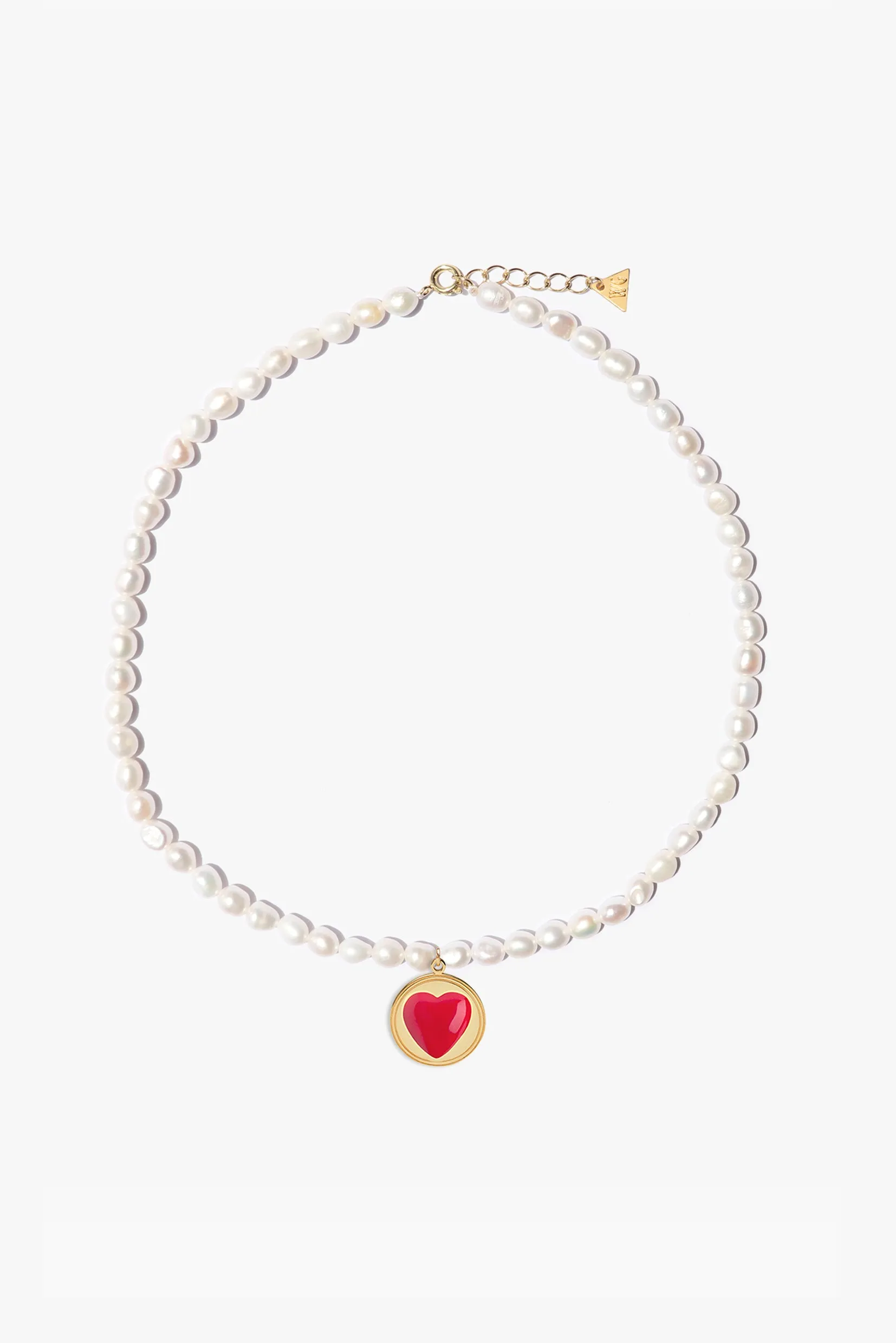 Heart And Pearl Dating Necklace