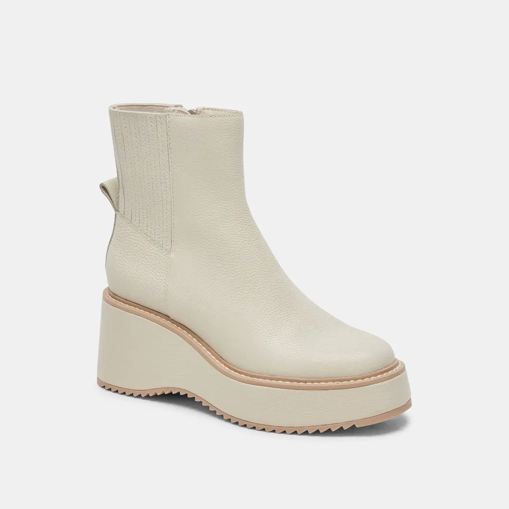 Hilde Ivory Leather Boots | Women's Platform Ivory Leather Boots– Dolce Vita 6908076916802