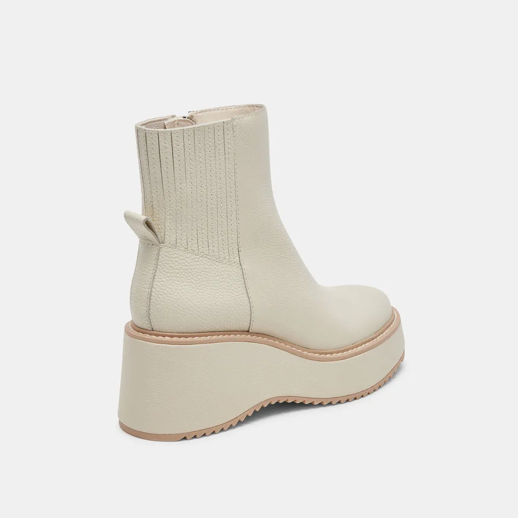 Hilde Ivory Leather Boots | Women's Platform Ivory Leather Boots– Dolce Vita 6908076916802