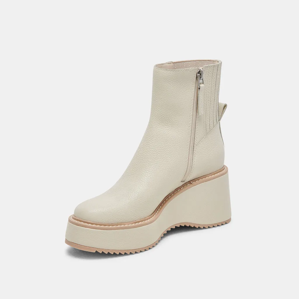 Hilde Ivory Leather Boots | Women's Platform Ivory Leather Boots– Dolce Vita 6908076916802