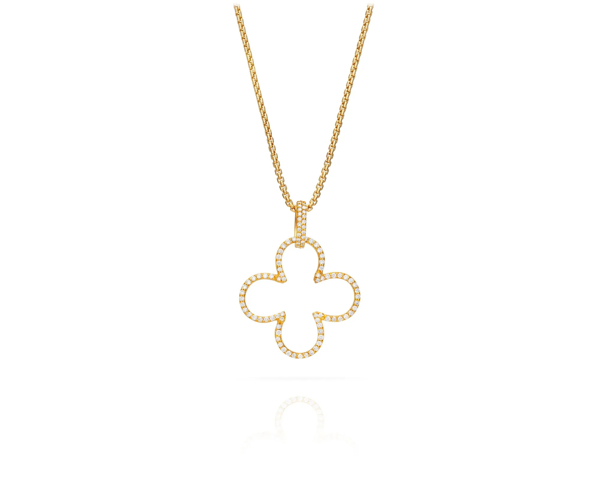 Horseshoe Clover Necklace