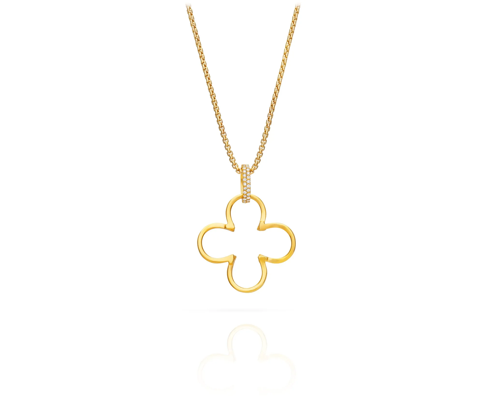 Horseshoe Clover Necklace