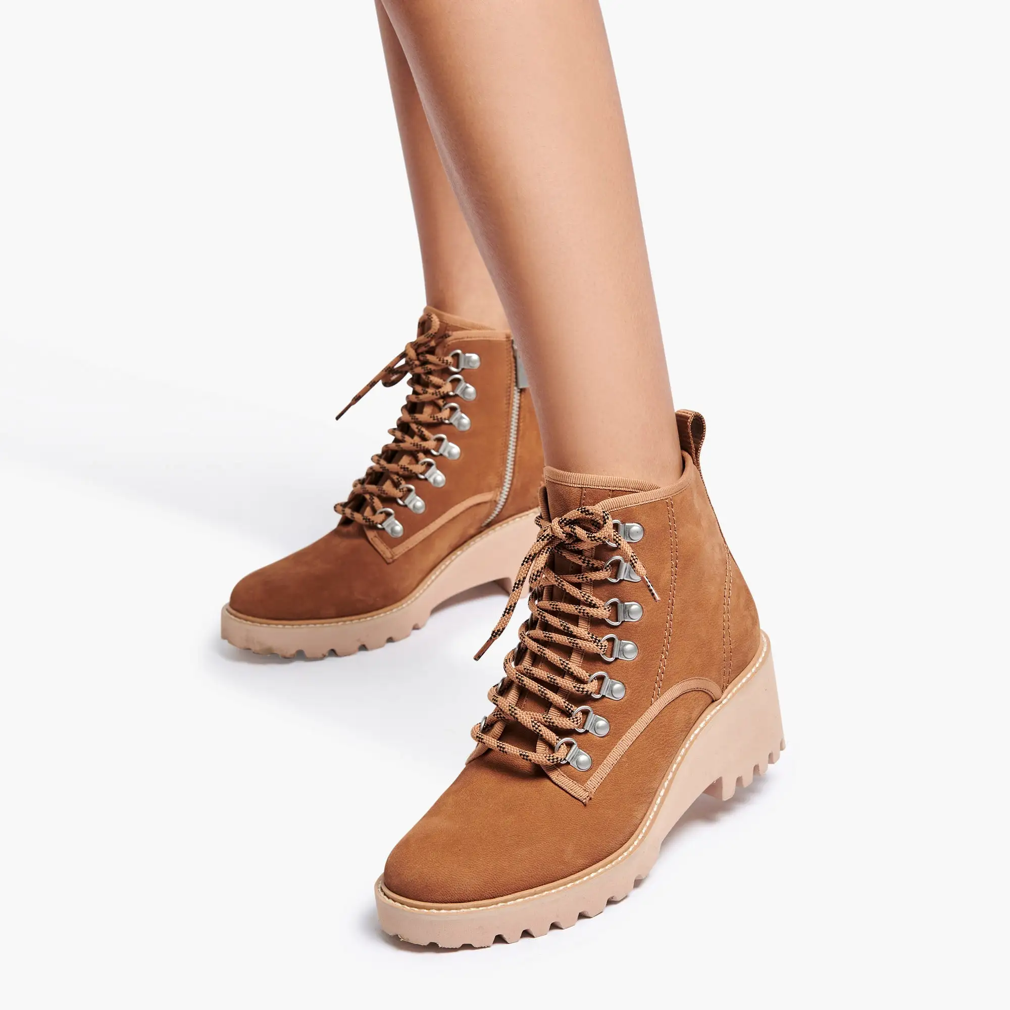 HUEY HIKER BOOTS WHISKEY NUBUCK - re:vita