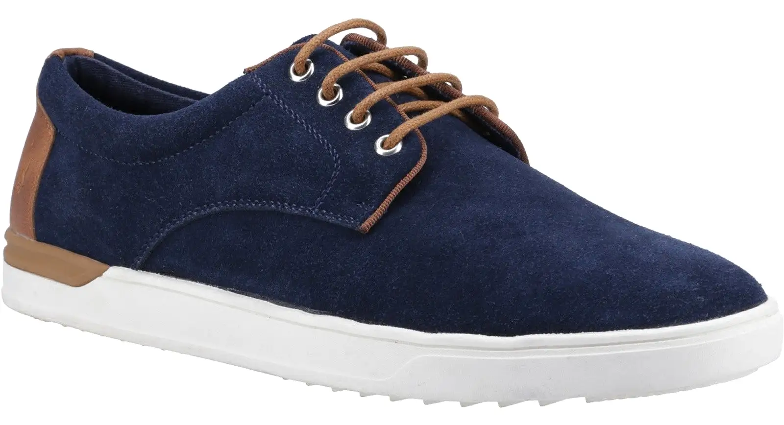 Hush Puppies Joey Mens Leather Lace Up Casual Shoe