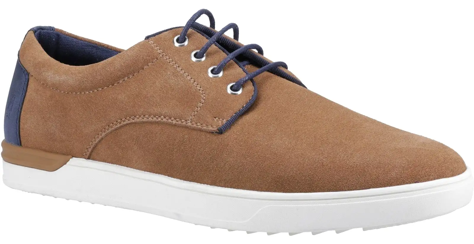 Hush Puppies Joey Mens Leather Lace Up Casual Shoe