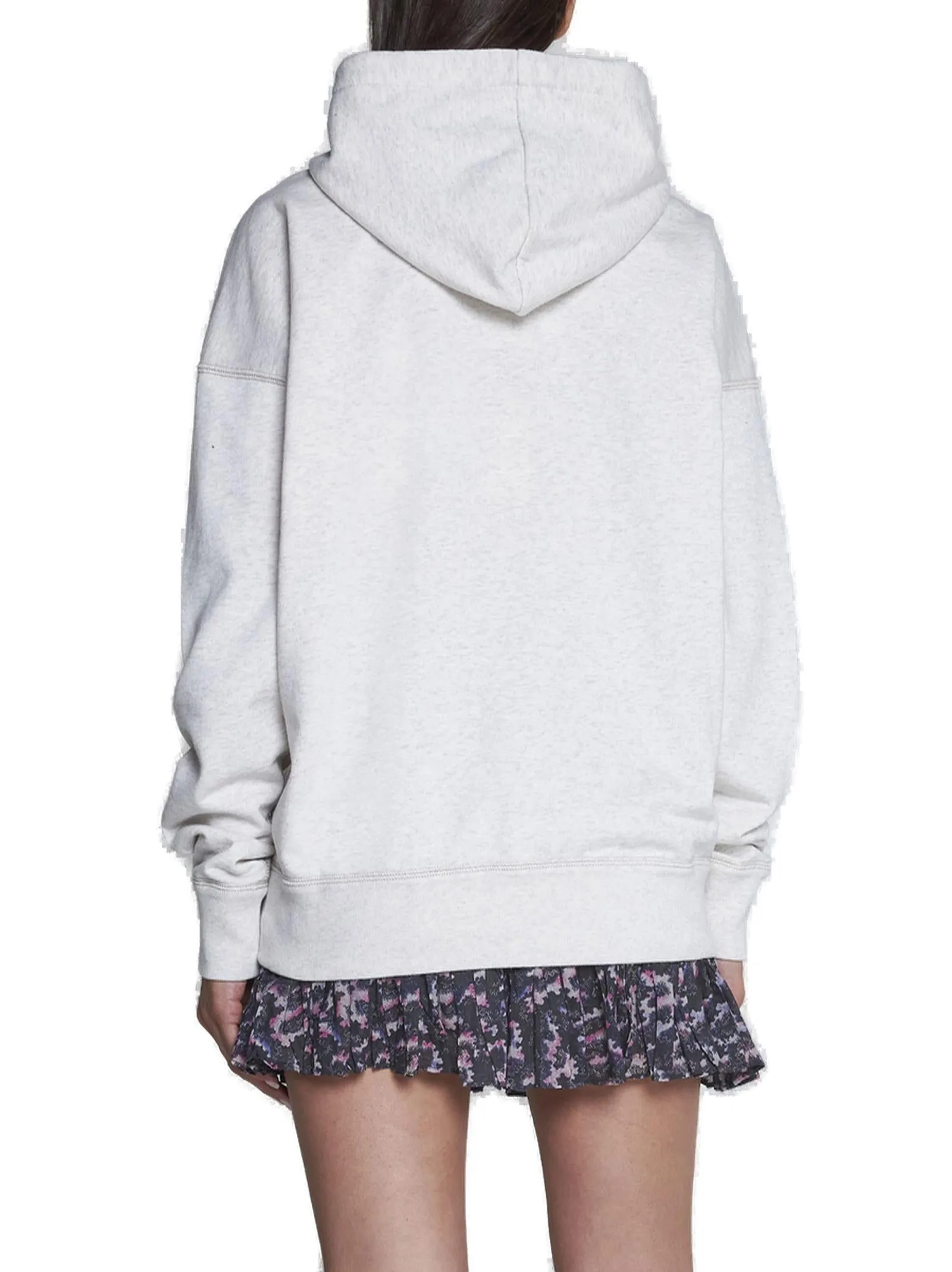 Isabel Marant toile Logo Print Drawstring Hoodie