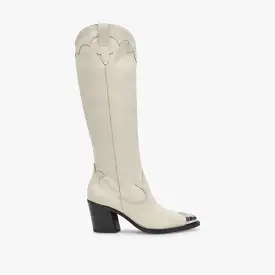 KAMRYN BOOTS OFF WHITE LEATHER