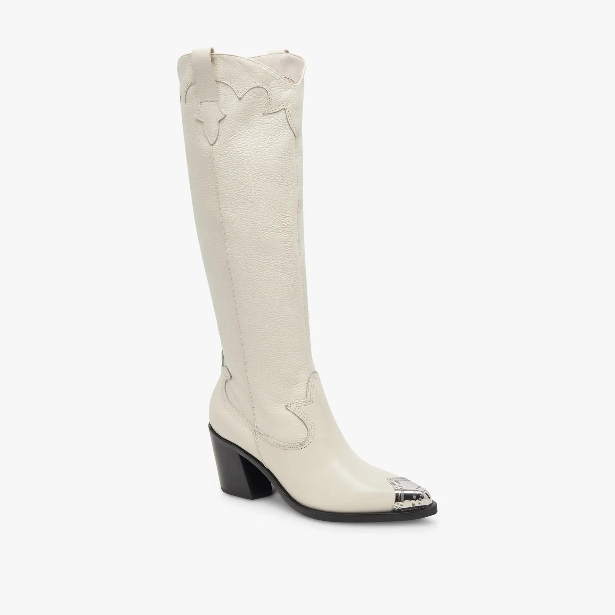 KAMRYN BOOTS OFF WHITE LEATHER