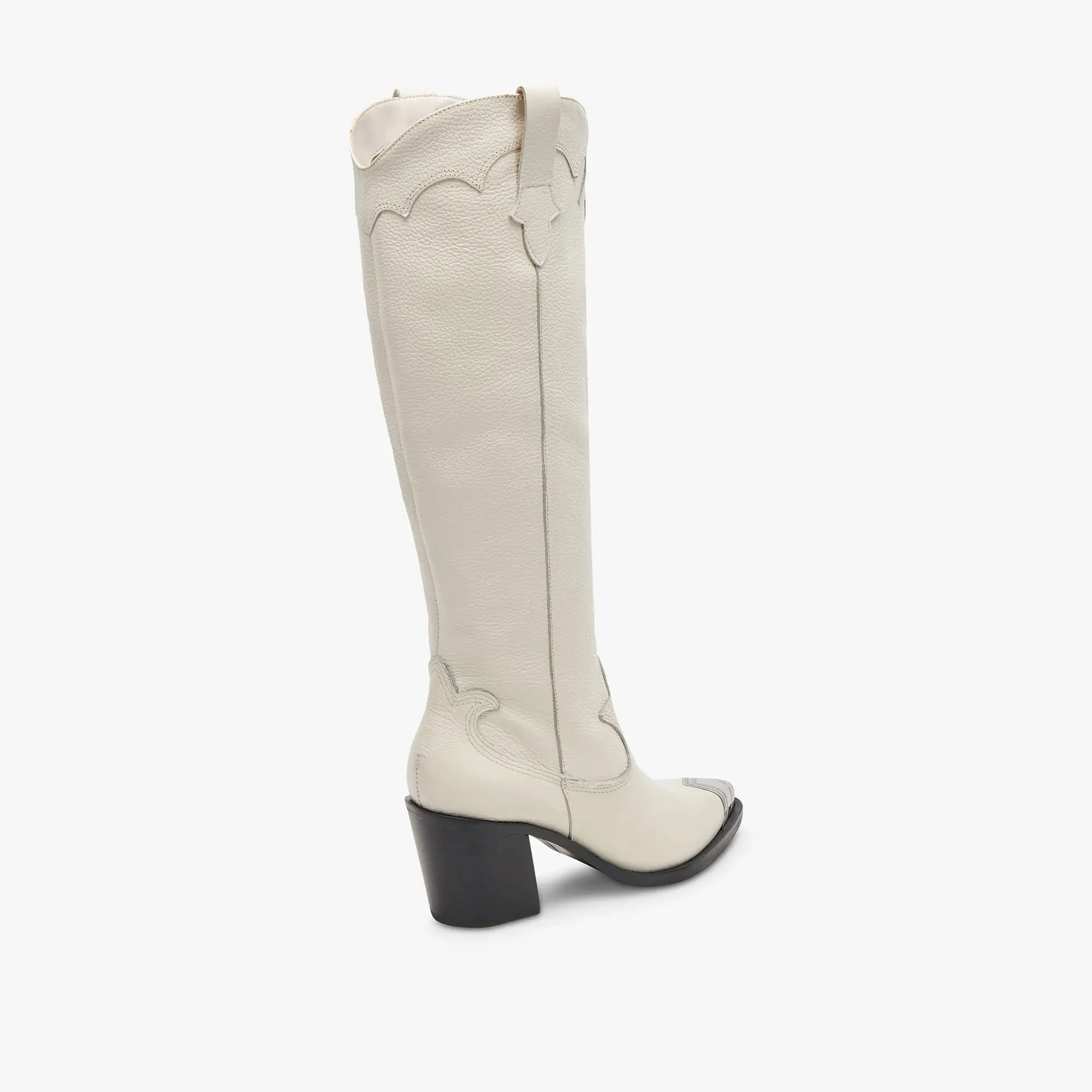 KAMRYN BOOTS OFF WHITE LEATHER