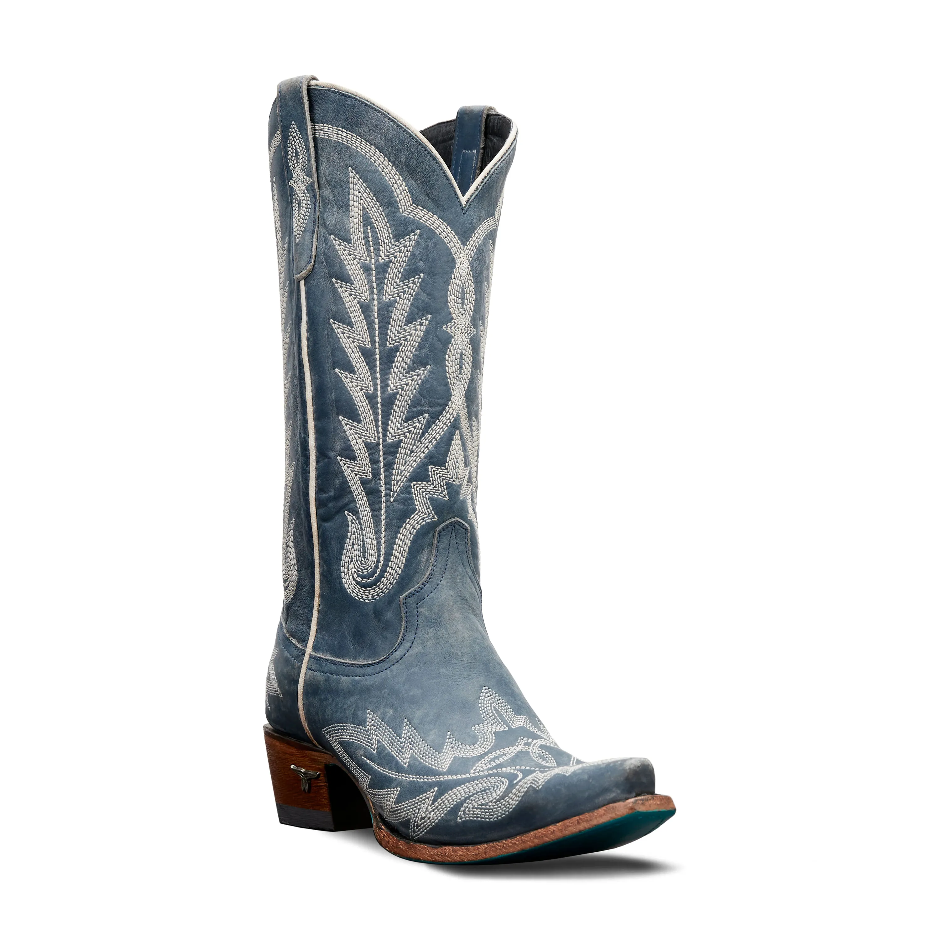 Lane Womens Lexington Midnight Blue Boots