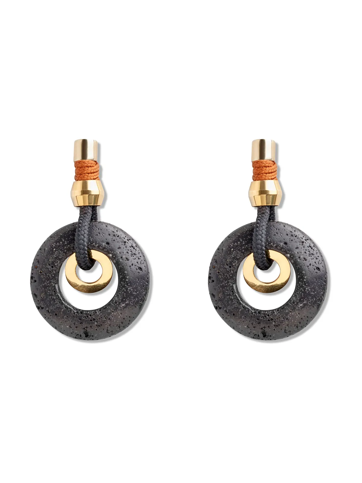 Lava Stone Talisma Earrings