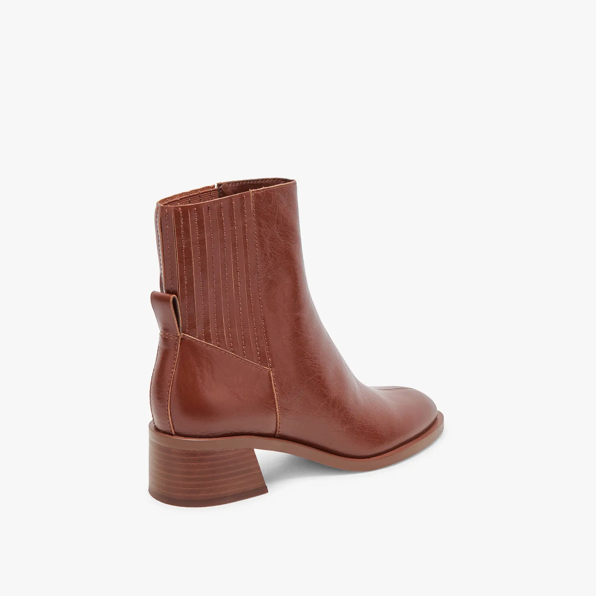 LINNY H2O BOOTS DK BROWN CRINKLE PATENT